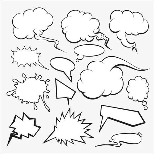 漫画对话框素材下载漫画对话框素材笔刷插件下载