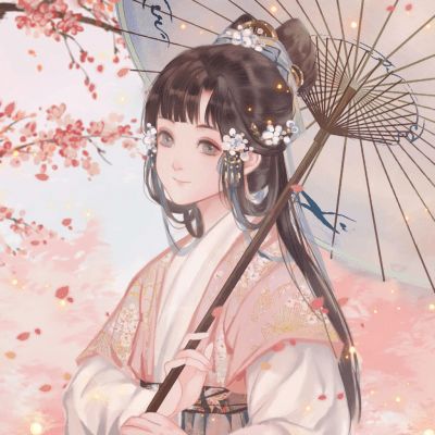 高清女生头像手绘古风女头像