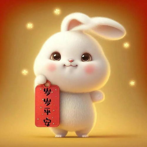 2023新年版小兔子可爱头像送给你