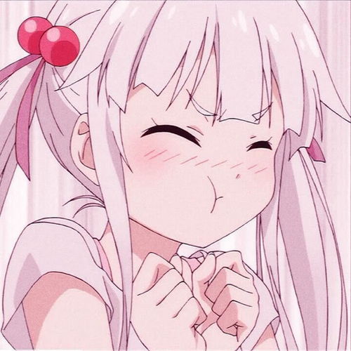 动漫女头粉色的少女心,软萌头像