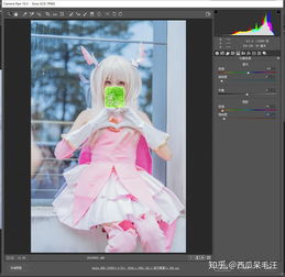 ps动漫美少女cosplay人像粉嫩色后期调色教程