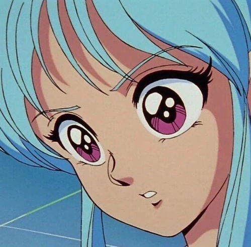 蓝色系动漫女生头像