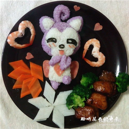 如何制作卡通饭团餐盘便当