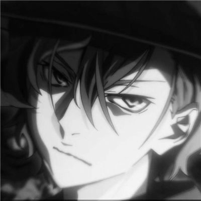 二次元黑白男生qq动漫头像