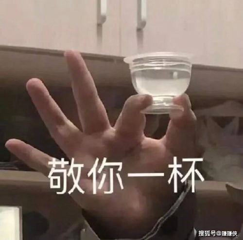 搞笑表情包图片我生气了,冲,敬你一杯你敢喝吗