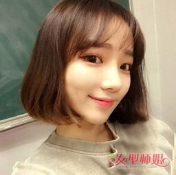 女式空气剪短发设计剪短发的感觉发型师姐