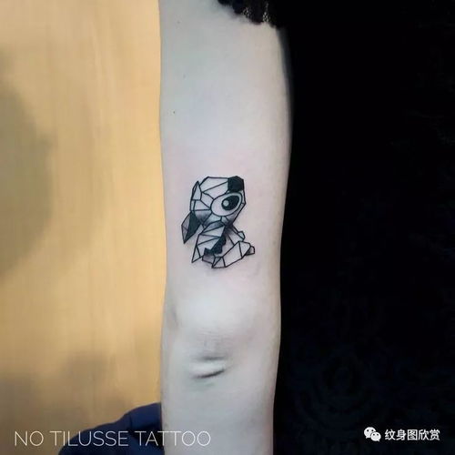 卡通纹身星际宝贝史迪仔纹身图片