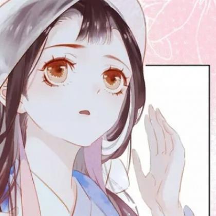 可爱卡通小仙女头像,清新头戴纱巾的女孩