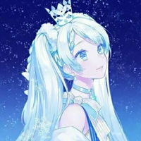蓝色系古风头像动漫女生蓝色系古风头像