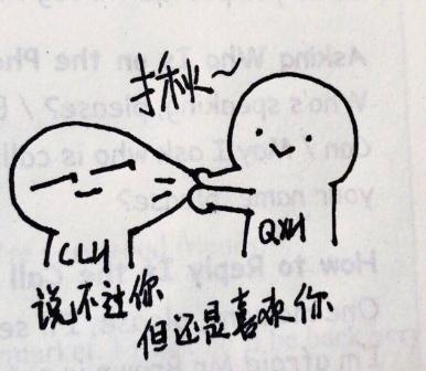男朋友上英语课的时候画的
