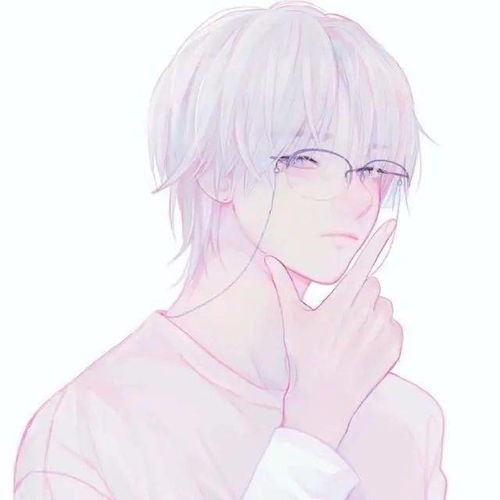动漫男含眼镜男