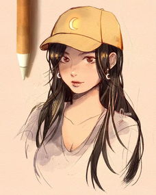 哇哦一波素描动漫美女强势来袭,这个画风给满分