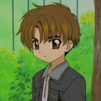 小樱小狼情头一左一右魔卡少女樱情侣头像高清图片