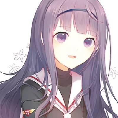 动漫女生头像高冷侧脸冷酷忧伤二次元女生头像
