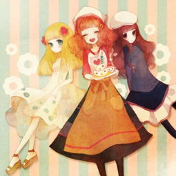 寻卡通少女唯美图