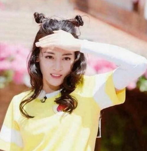 组图青春美少女热巴哪吒头超可爱林依晨短发活力满满新闻频道