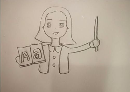 老师卡通头像女简笔画乌克兰