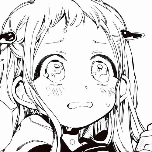 二次元黑白漫画头像最感动的告白是带我回家