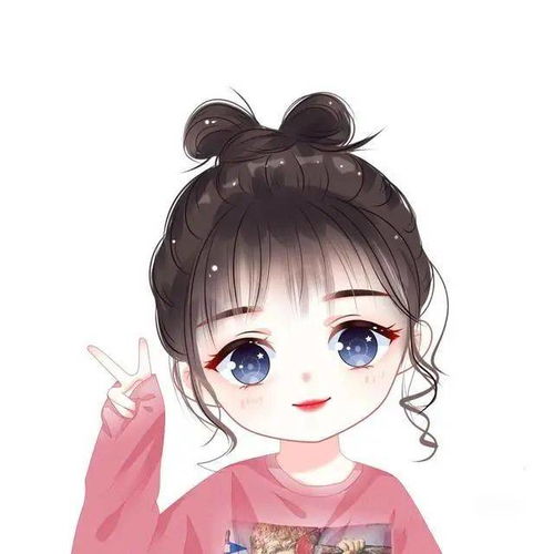 手绘动漫头像世界那么大,人生那么长,遇见你,我就超满足