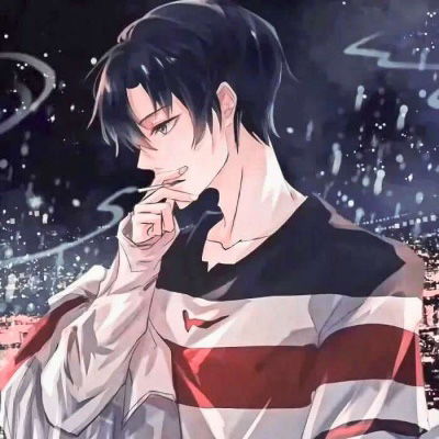 漫画男生帅气冷酷头像二次元头像男冷血超拽