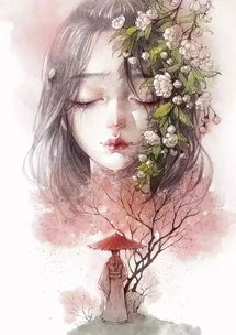 她的画带有一种仙气,笔下的古风美人美到晕厥