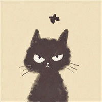 超可爱的情侣猫咪头像两只白色猫咪情侣头像