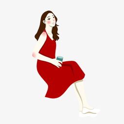 手绘卡通优雅卷发女生图片素材其他格式下载动漫人物大全