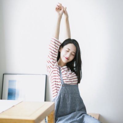 女性微信头像唯美中年粉色