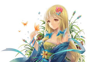 美女卡通头像唯美壁纸