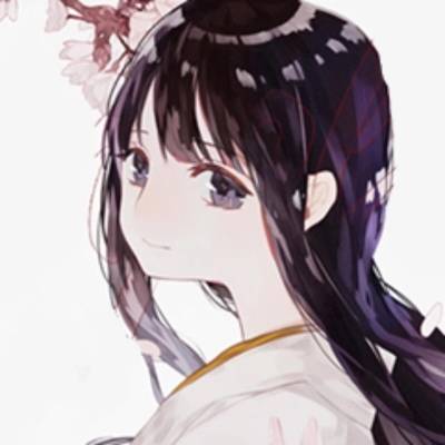 动漫女头可爱小清新高清动漫女头像小清新侧脸