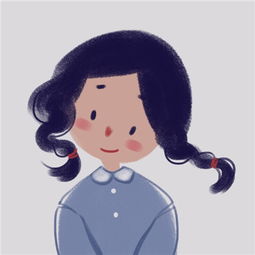 可爱卡通小女生姐妹头像2018一个小可爱长成了大可爱