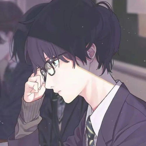 动漫眼镜男