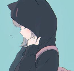 动漫女生侧脸qq头像