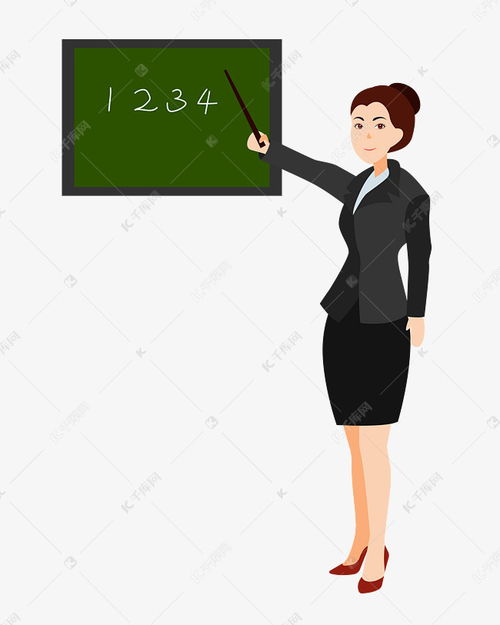矢量卡通女教师黑板素材图片免费下载千库网
