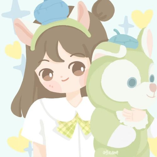 微信头像迪士尼主题少女动漫头像,手绘风格太可爱了