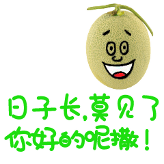说新疆话的哈密瓜表情图片有趣的方言表情系列图片