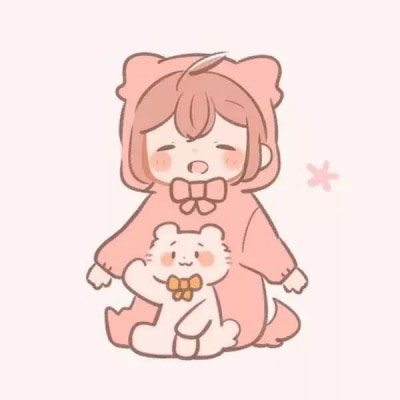 2019新版微信头像卡通情侣一左一右