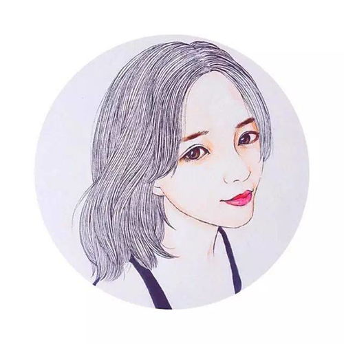 微信头像手绘插画版,清新脱俗