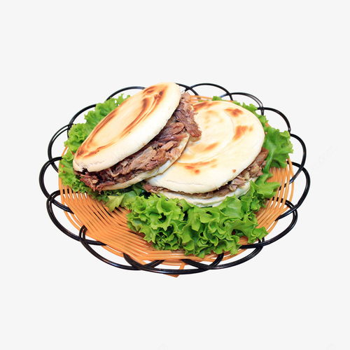 卡通手绘肉夹馍美食免费下载页面网页平面电商创意素材卡通食物素材