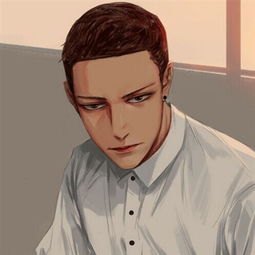 寸头笑卡通头像男