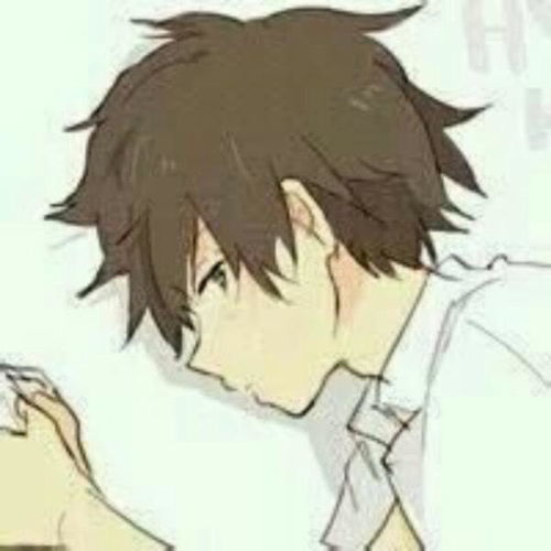 求动漫情侣头像,一个躺着的女孩
