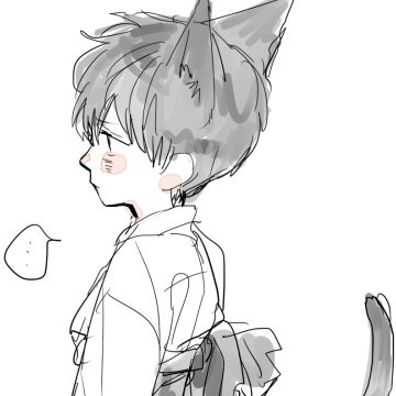 插画动漫二次元男生头像