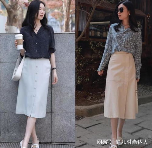 这才是属于中年女人的装扮穿裙子过膝盖,4050岁一样优雅