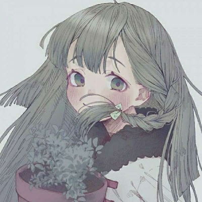 卡通女生头像个性网抽烟