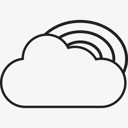 彩虹与云自然ios7集合2图标高清素材免费下载页面网页平面电商创意素材png素材素材