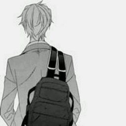 求动漫男生背影,我是渣求易画
