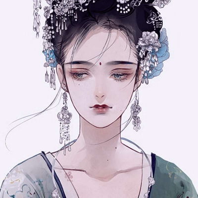 唯美古风仙气动漫美女头像,直接是美醉了