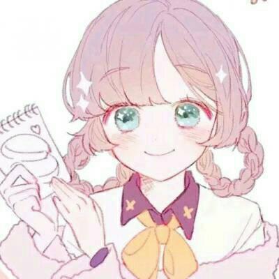 粉红色超萌二次元女头