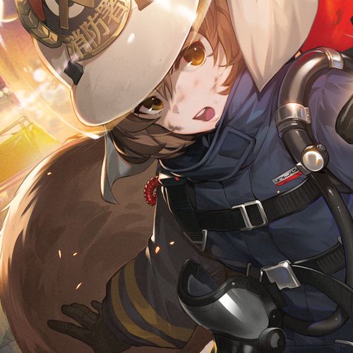 明日方舟外服周年庆纪念画册画师图透合集下