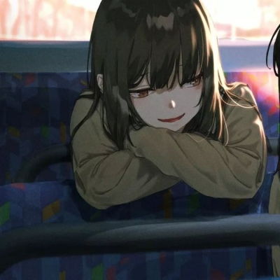 手机头像卡通女孩百合